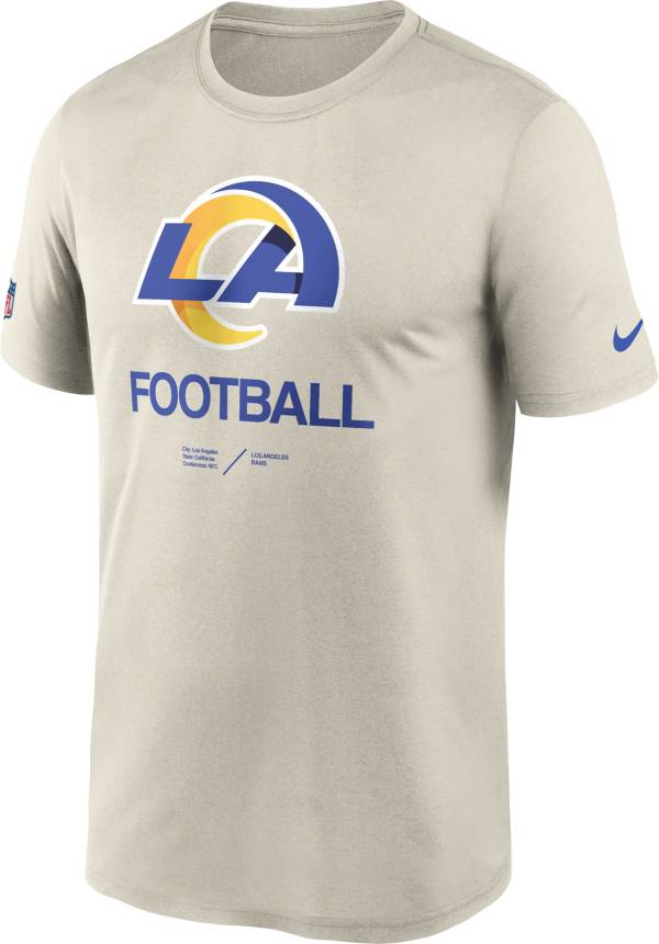 Nike Men's Los Angeles Rams Sideline Legend Light Bone T-Shirt product image