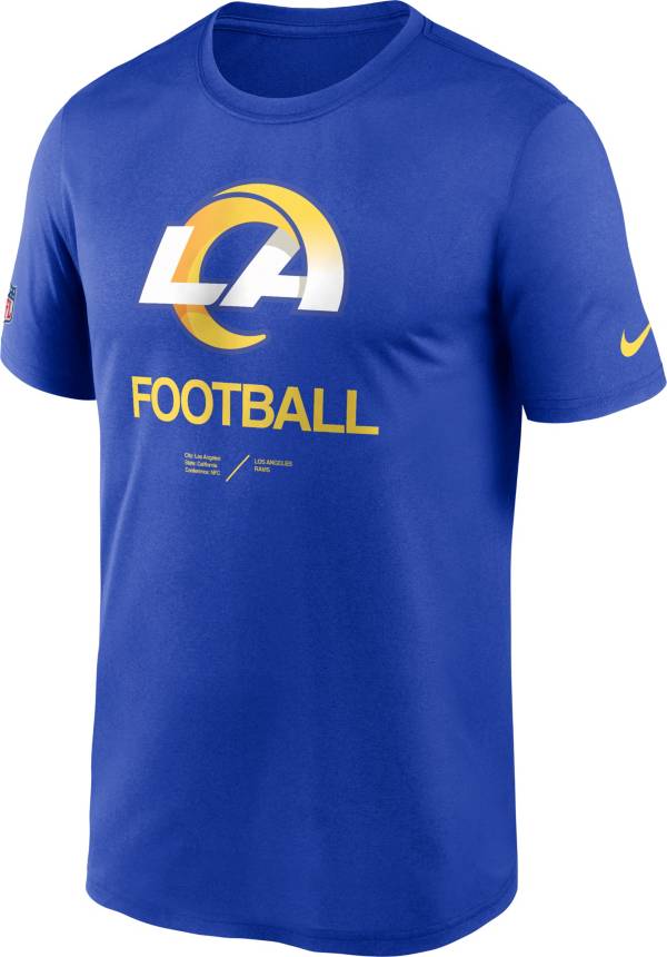 Nike Men's Los Angeles Rams Sideline Legend Royal T-Shirt