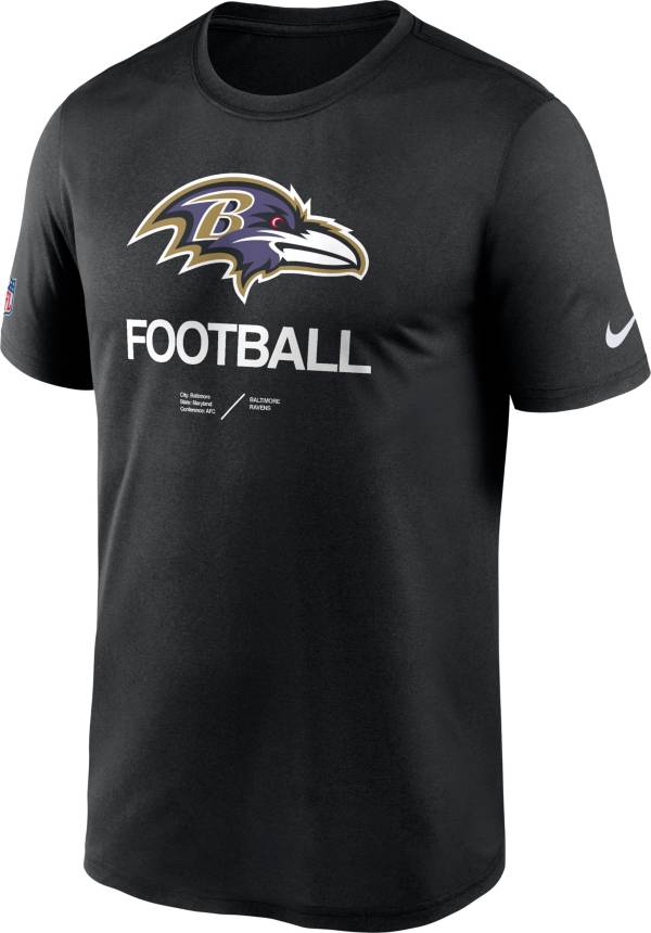 Nike Men's Baltimore Ravens Sideline Legend Black T-Shirt