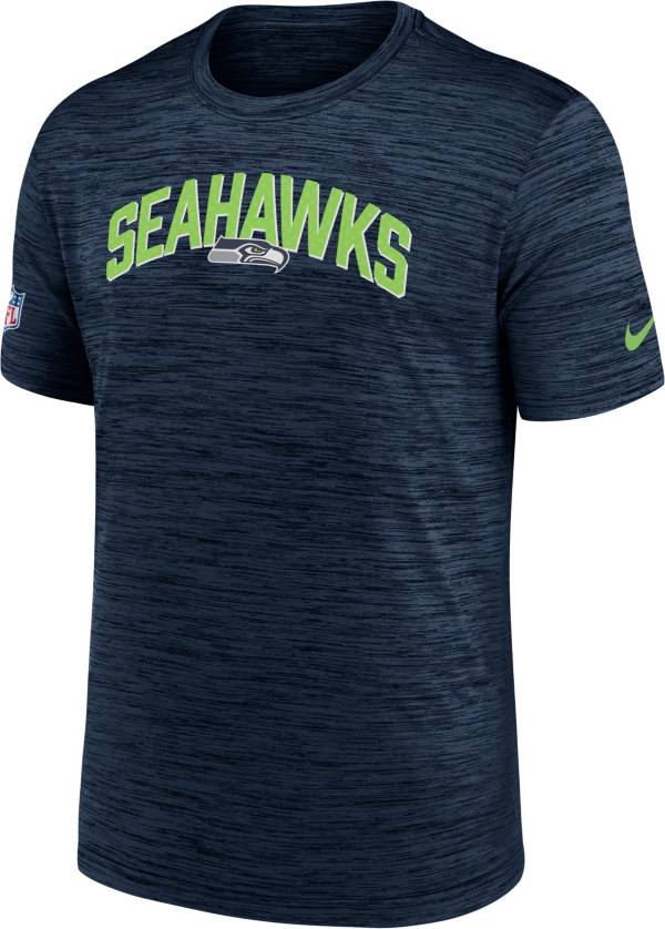 Nike Men's Seattle Seahawks Sideline Legend Velocity Navy T-Shirt