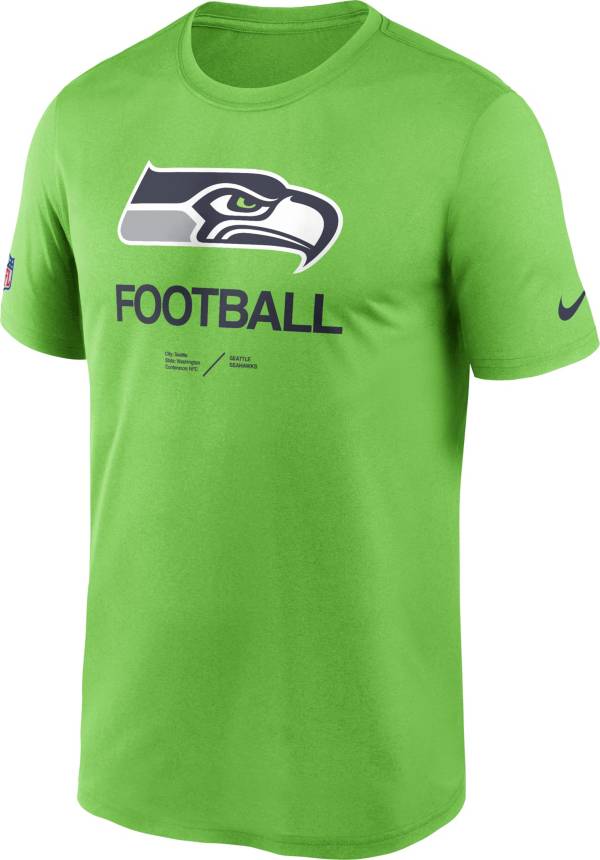 Nike Men's Seattle Seahawks Sideline Legend Green T-Shirt