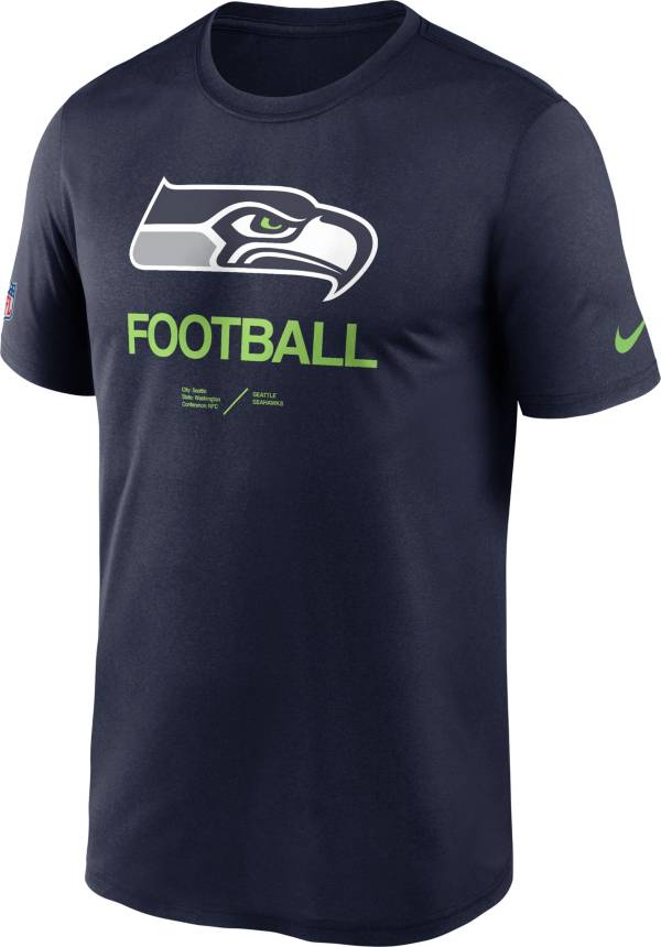 Nike Men's Seattle Seahawks Sideline Legend Navy T-Shirt