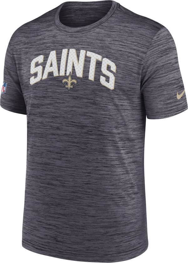 Nike Men's New Orleans Saints Sideline Legend Velocity Black T-Shirt