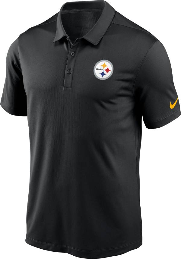 Nike Men's Pittsburgh Steelers Franchise Black Polo