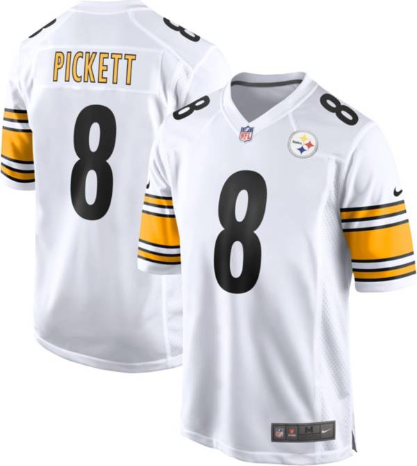 Nike Men's Pittsburgh Steelers Kenny Pickett #8 White Game Jersey product image