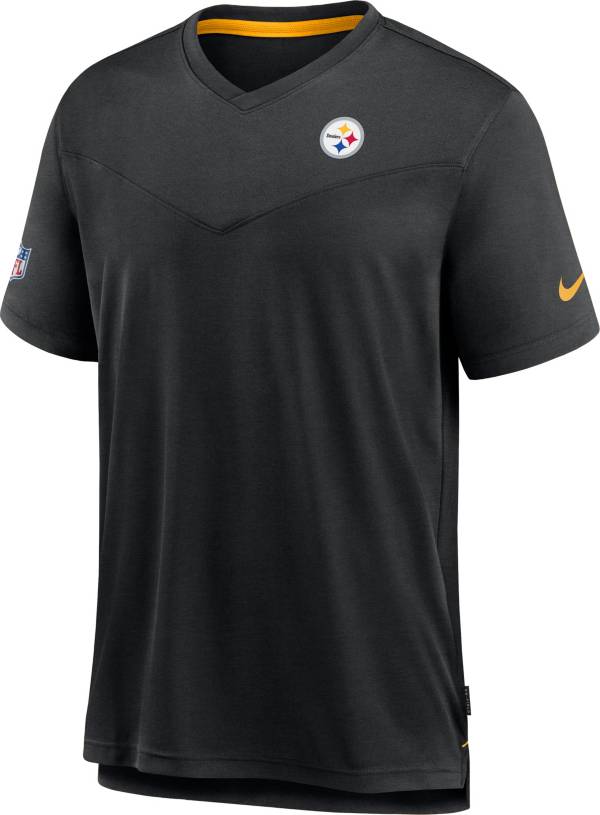 Nike Men's Pittsburgh Steelers Sideline Coaches Black T-Shirt