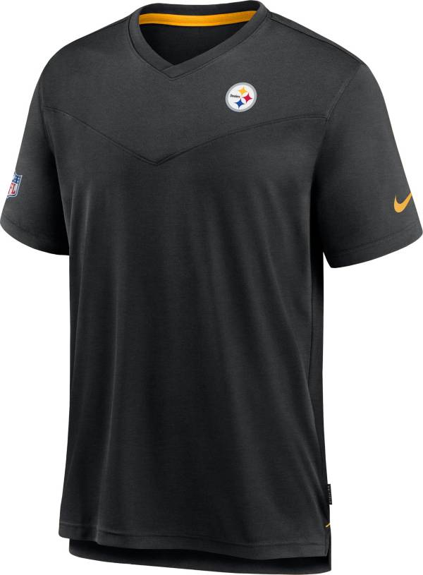 Nike Men's Pittsburgh Steelers Sideline Coaches Black T-Shirt product image