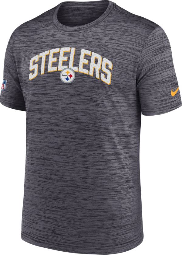 Nike Men's Pittsburgh Steelers Sideline Legend Velocity Black T-Shirt