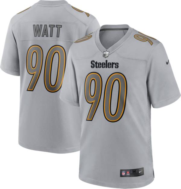 Nike Men's Pittsburgh Steelers T.J. Watt #99 Atmosphere Grey Game Jersey product image