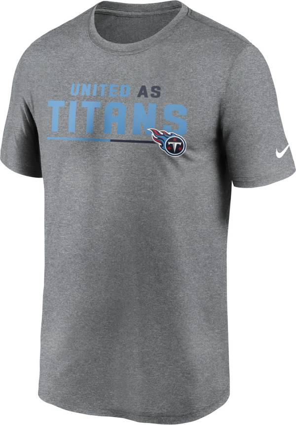 Nike Men's Tennessee Titans United Grey T-Shirt