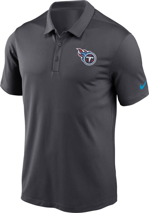 Nike Men's Tennessee Titans Franchise Anthracite Polo