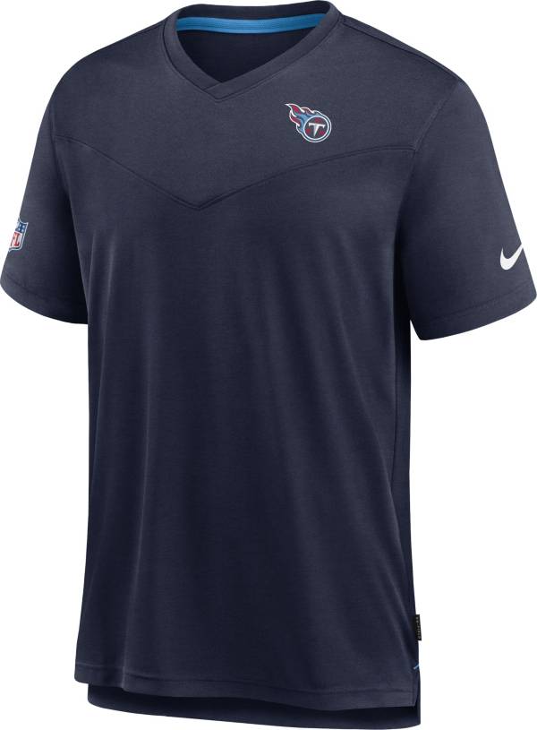 Nike Men's Tennessee Titans Sideline Coaches Navy T-Shirt