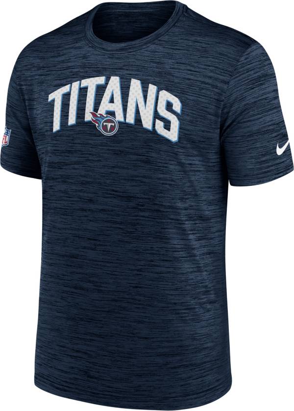 Nike Men's Tennessee Titans Sideline Legend Velocity Navy T-Shirt