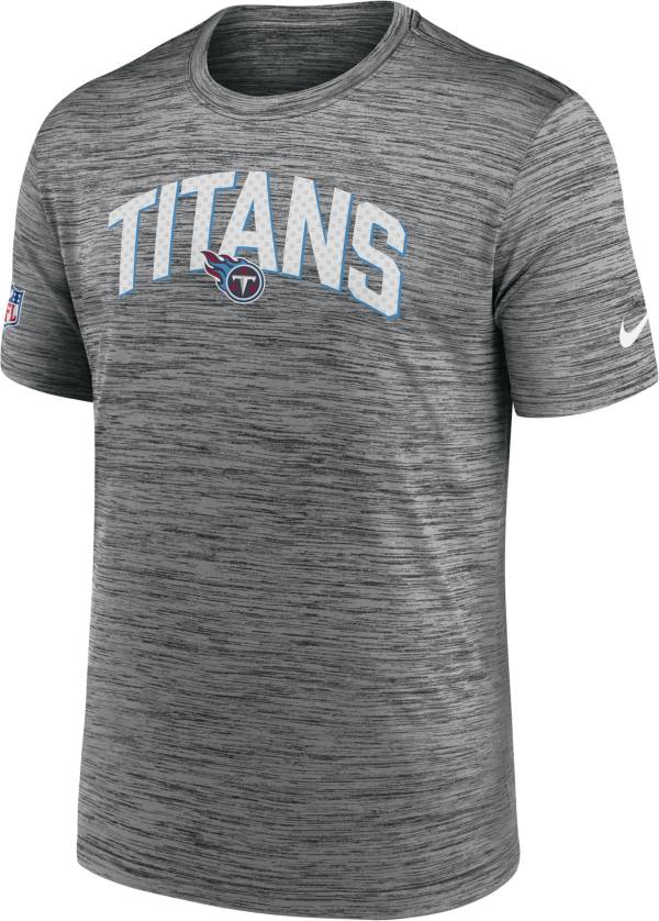 Nike Men's Tennessee Titans Sideline Legend Velocity Anthracite T-Shirt