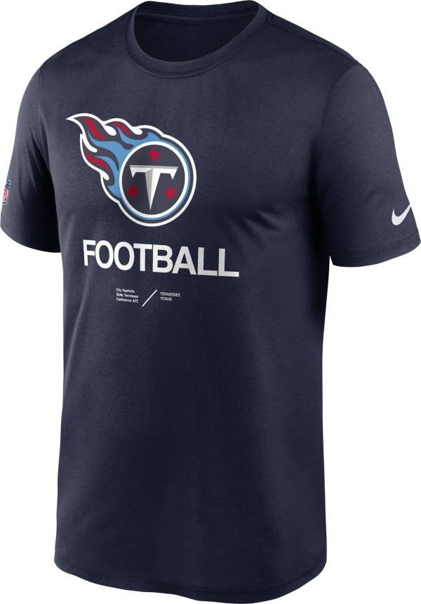 Nike Men's Tennessee Titans Sideline Legend Navy T-Shirt