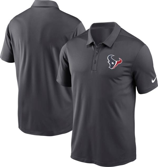 Nike Men's Houston Texans Franchise Anthracite Polo