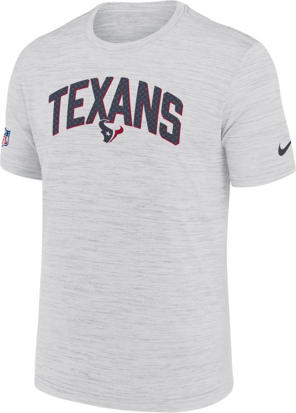 Nike Men's Houston Texans Sideline Legend Velocity White T-Shirt