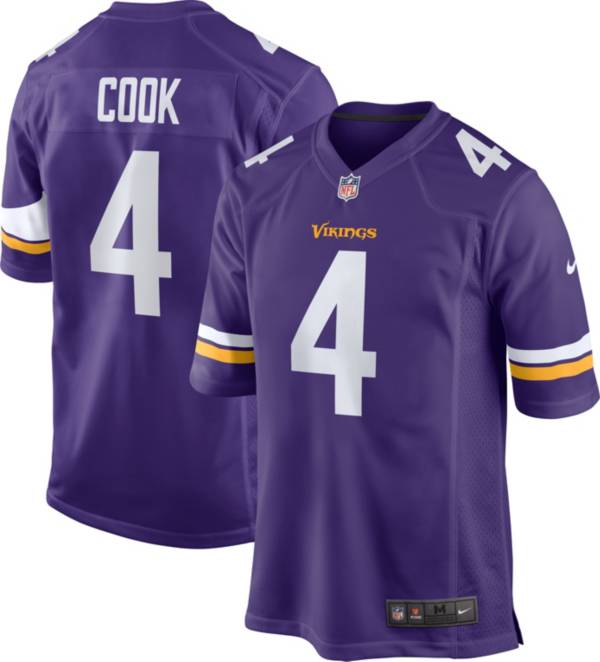Nike Men's Minnesota Vikings Dalvin Cook #4 Purple Game Jersey product image