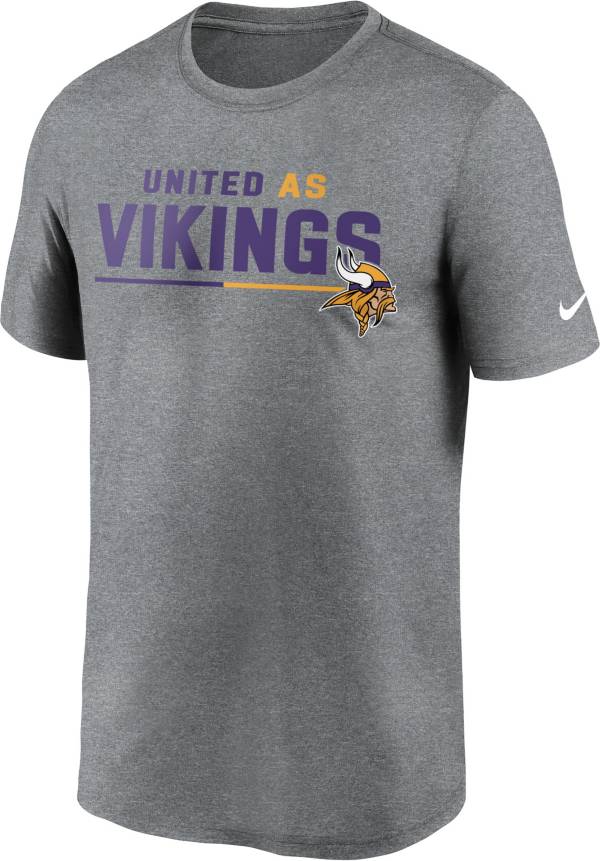 Nike Men's Minnesota Vikings United Grey T-Shirt