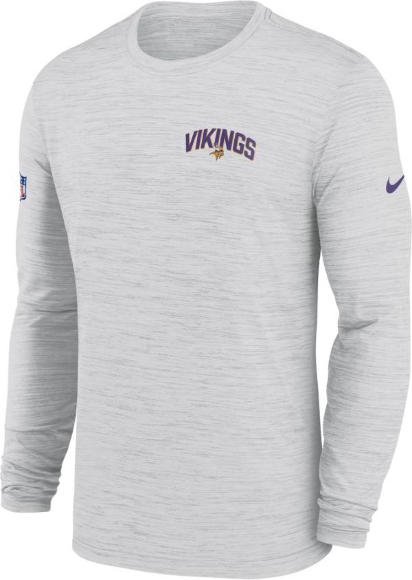Nike Men's Minnesota Vikings Sideline Legend Velocity White Long Sleeve T-Shirt product image