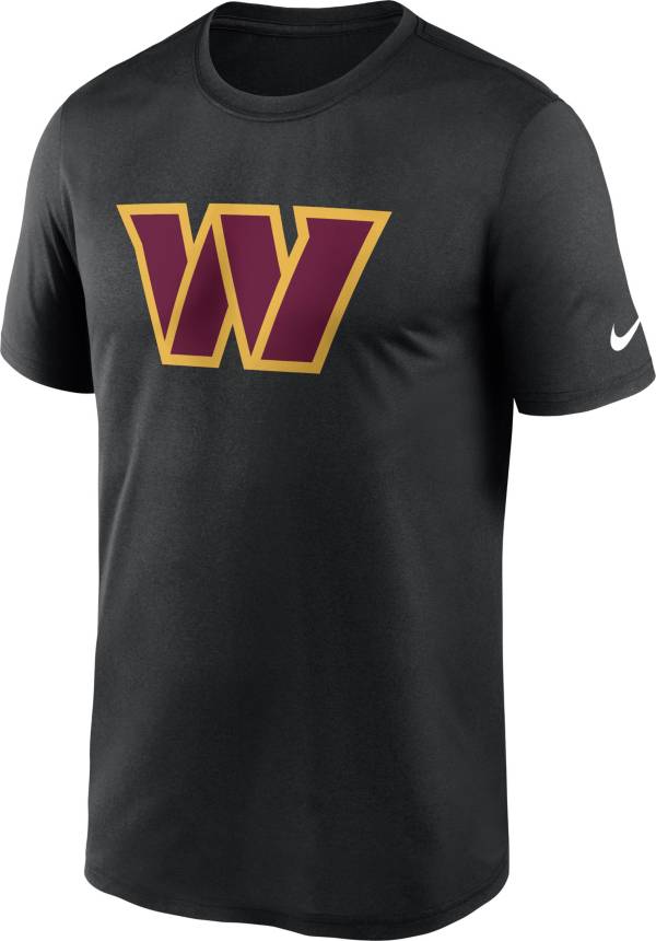 Nike Men's Washington Commanders Legend Logo Black T-Shirt