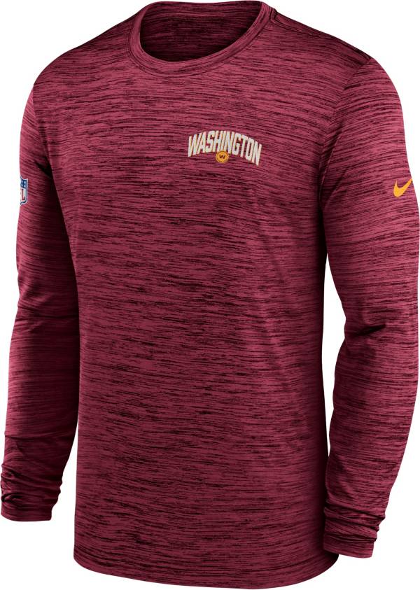 Nike Men's Washington Commanders Sideline Legend Velocity Red Long Sleeve T-Shirt product image
