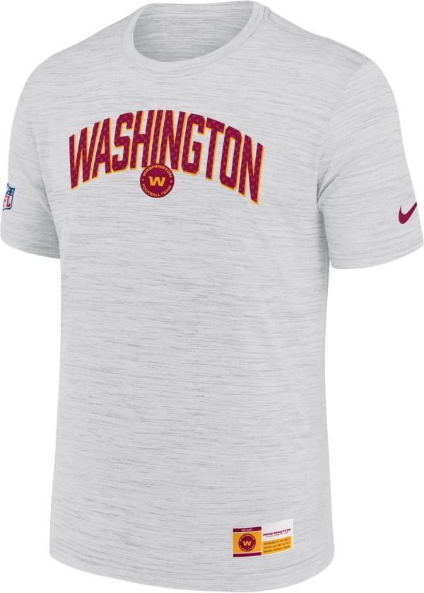 Nike Men's Washington Commanders Sideline Legend Velocity White T-Shirt