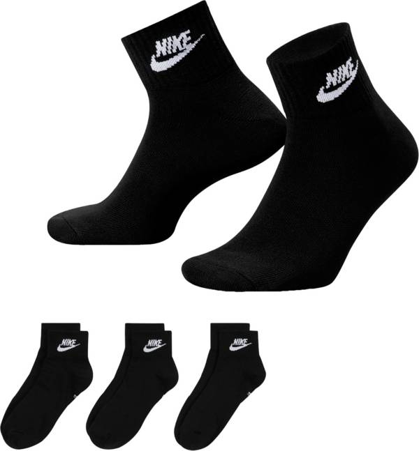 Nike Men's Everyday Essential Ankle Socks – 3 Pack