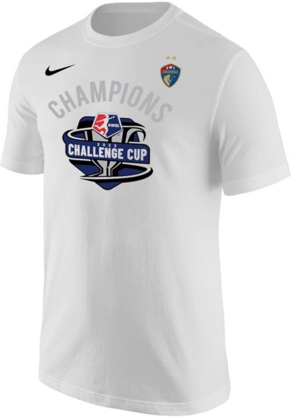 Nike 2022 Challenge Cup Champions North Carolina Courage Locker Room White T-Shirt