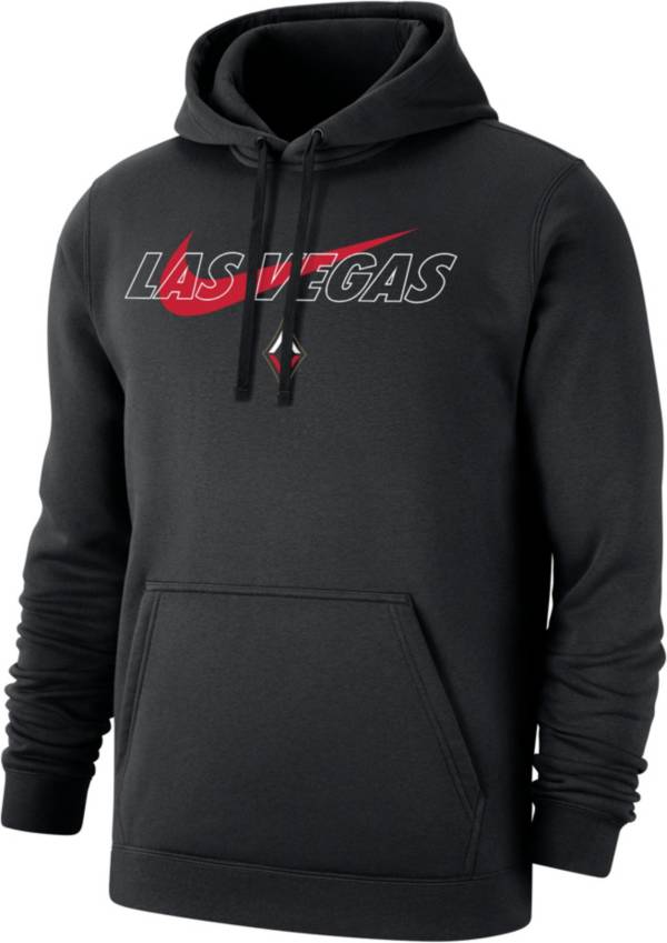 Nike Men's Las Vegas Aces Black Varsity Arch Pullover Fleece Hoodie