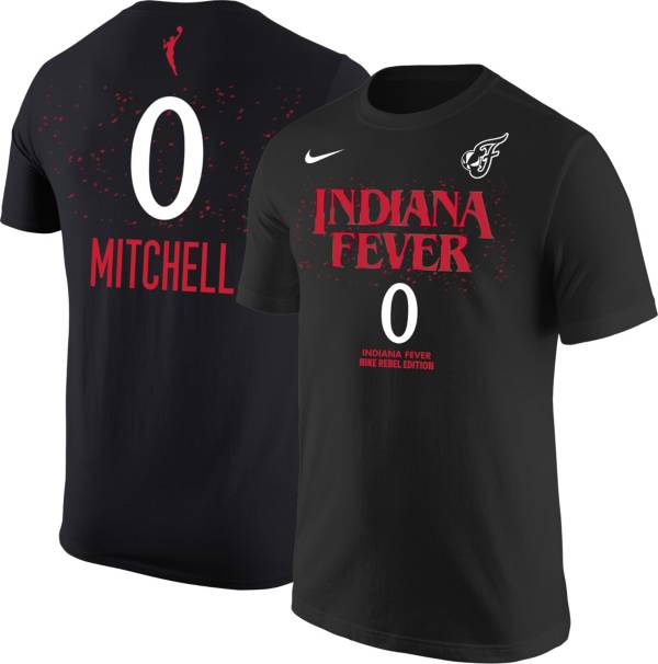 Nike Men's Indiana Fever Tiffany Mitchell #25 Black T-Shirt