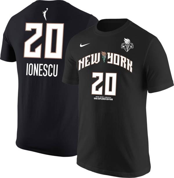 Nike Men's New York Liberty Sabrina Ionescu #20 Black T-Shirt product image