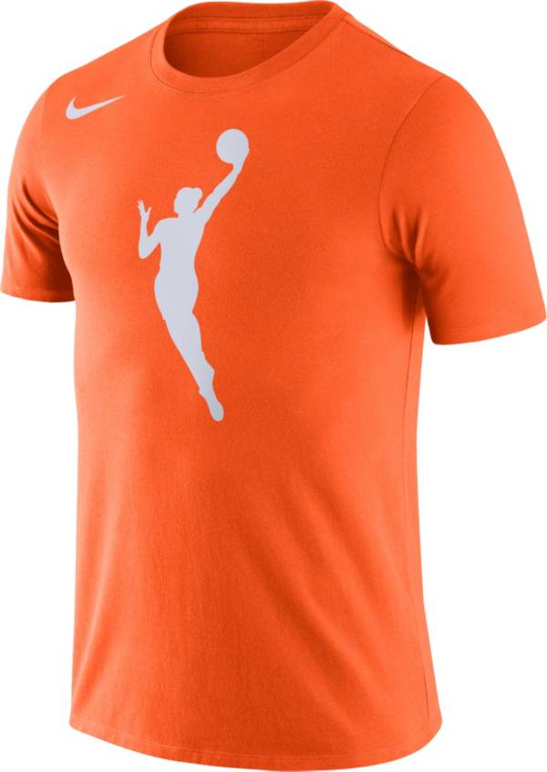 Nike Men's WNBA Orange Dri-Fit Logo T-Shirt