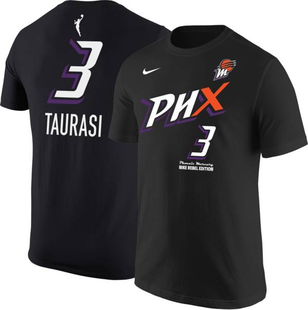 Nike Men's Phoenix Mercury Diana Taurasi #3 Black T-Shirt
