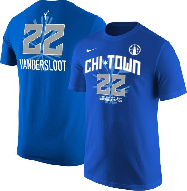 Nike Men's Chicago Sky Courtney Vandersloot #22 Royal T-Shirt product image
