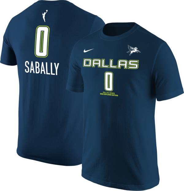 Nike Men's Dallas Wings Satou Sabally #0 Navy T-Shirt