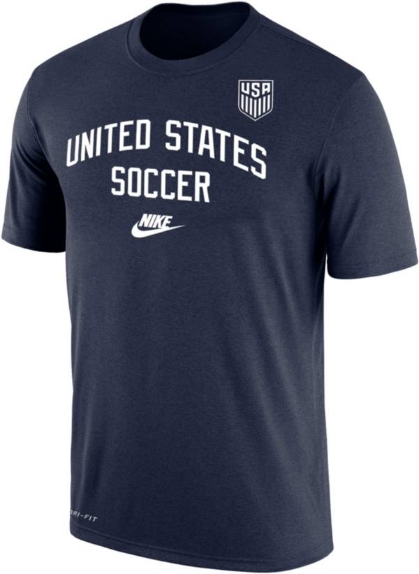 Nike USMNT Wordmark Navy T-Shirt