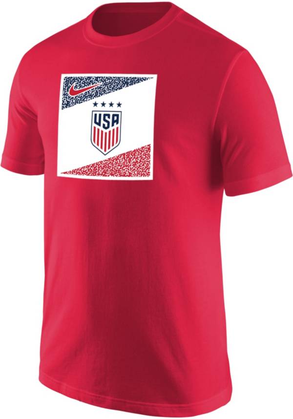 Nike USMNT Box Logo Red T-Shirt product image
