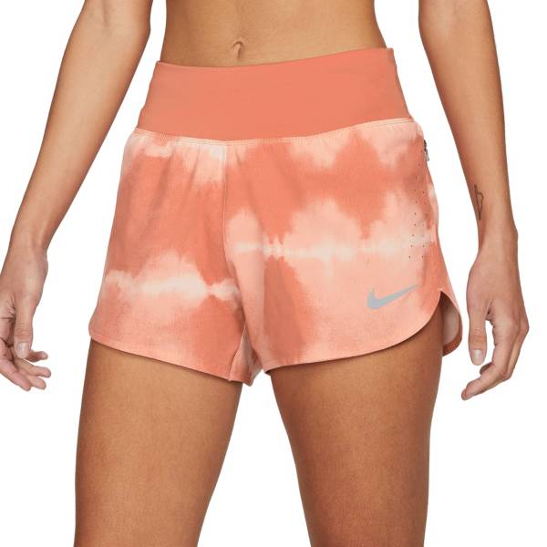 Nike Women's Dri-FIT Eclipse 3" Mid-Rise Printed Running Shorts