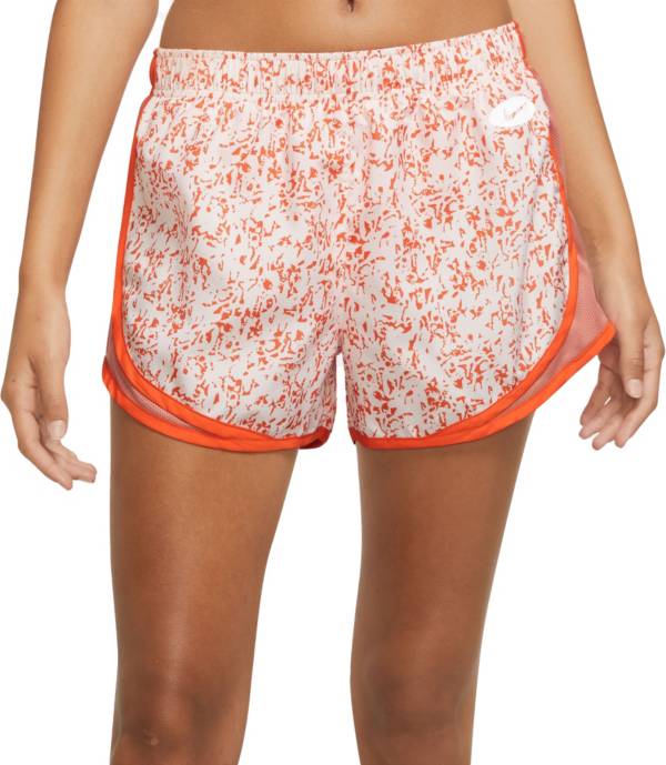 Nike Women's Dri-FIT Icon Clash Tempo Mid-Rise Allover Print Running Shorts product image