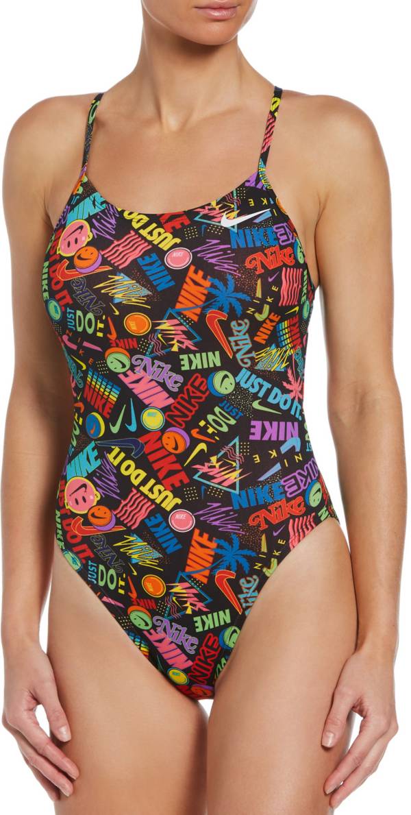 Nike Women's Hydrastrong Lace Up Tie-Back One Piece Swimsuit product image