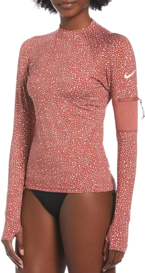 Nike Women's Water Dots Long Sleeve Hydroguard