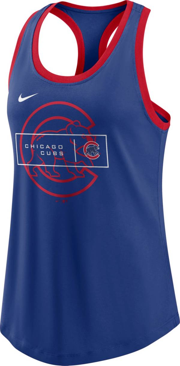 Nike Women's Chicago Cubs Blue Racerback Tank Top