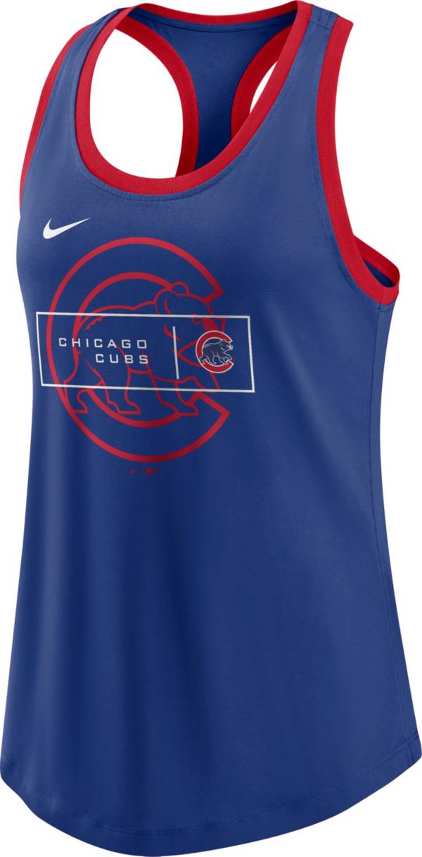 Nike Women's Chicago Cubs Blue Racerback Tank Top product image