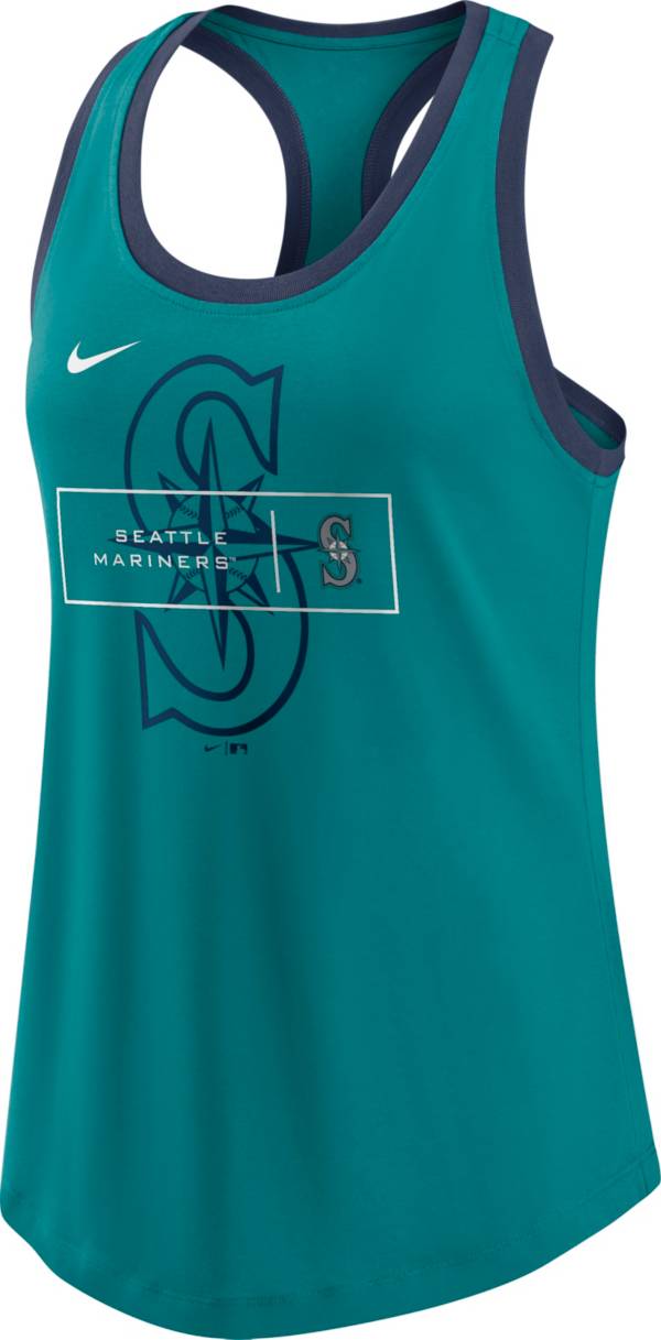 Nike Women's Seattle Mariners Green Racerback Tank Top