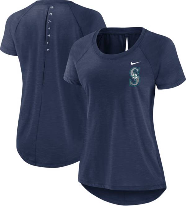 Nike Women's Seattle Mariners Navy Summer Breeze T-Shirt