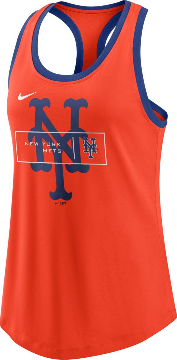 Nike Women's New York Mets Orange Racerback Tank Top