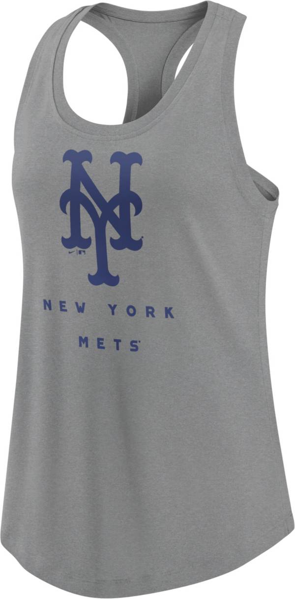 Nike Women's New York Mets Gray Racerback Tank Top