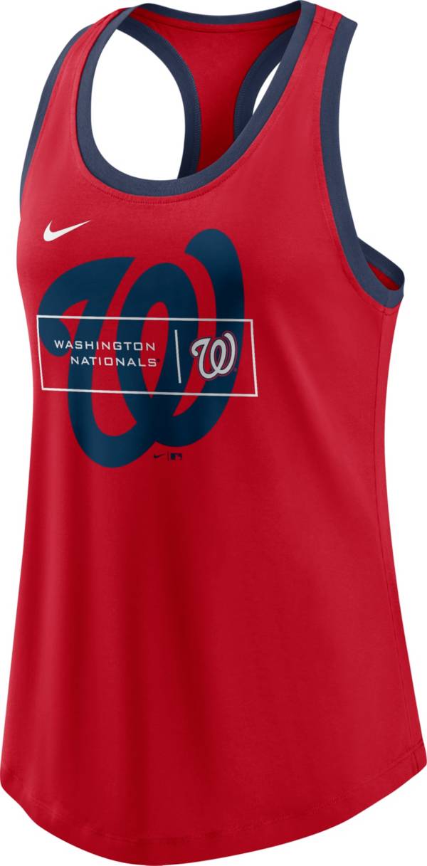 Nike Women's Washington Nationals Red Racerback Tank Top
