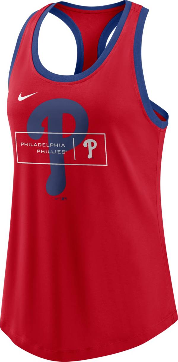 Nike Women's Philadelphia Phillies Red Racerback Tank Top